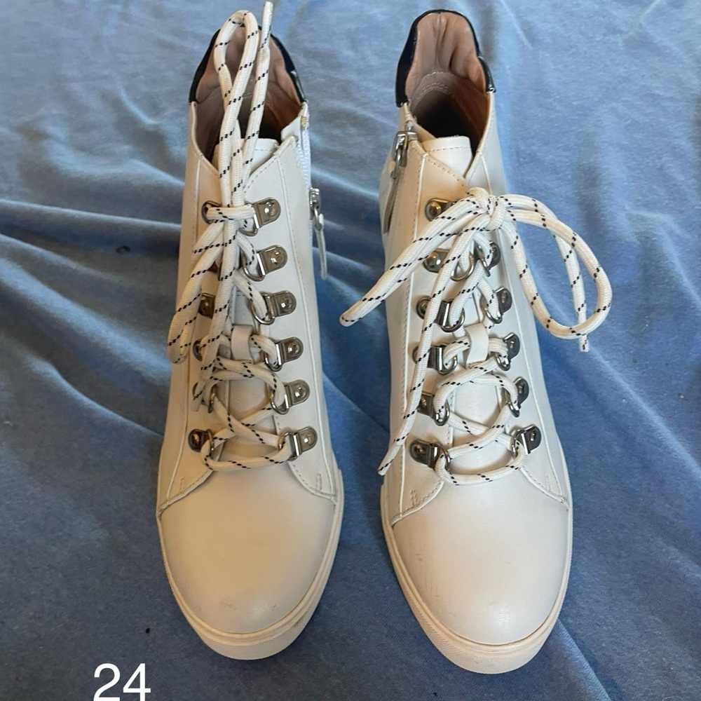 Brand new White wedge sneakers